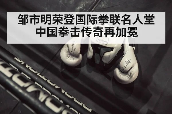 邹市明荣登国际拳联名人堂中国拳击传奇再加冕